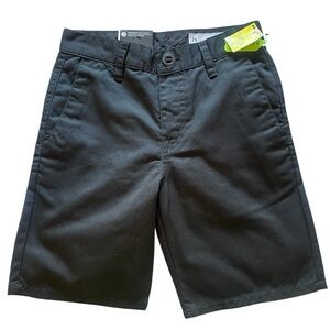 Volcom NWT Youth 25 True To This Black Shorts